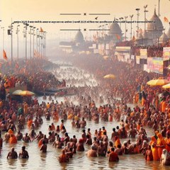 महाकुंभ 2025 में बसंत पंचमी के अवसर पर अमृत स्नान का आयोजन 3 फरवरी 2025 को किया गया।