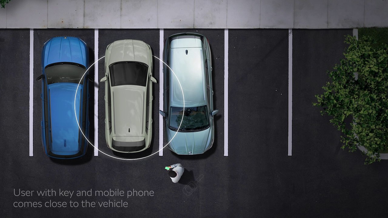 Škoda Elroq - Remote Park Assist - Perpendicular parking