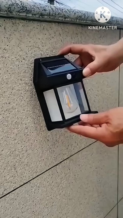 CARTER ENERGY Glass Solar Wall Light Outdoor | Waterproof Solar Wall Lights For Garden | Motion Sensor Solar Powered Night Spotlight | Solar Wall Lamp/Lights | Pack-1 75% off