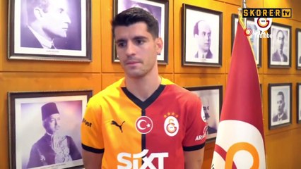Alvaro Morata: "Geldiğim için çok mutluyum çünkü burası çok büyük bir kulüp"