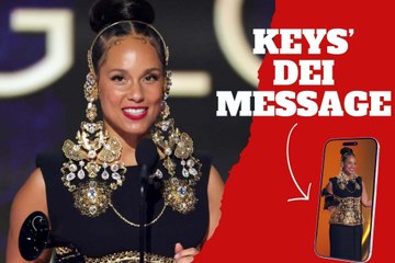 Powerful inclusive message! Alicia Keys' moving speech at the Grammy Awards ceremony defending DEI