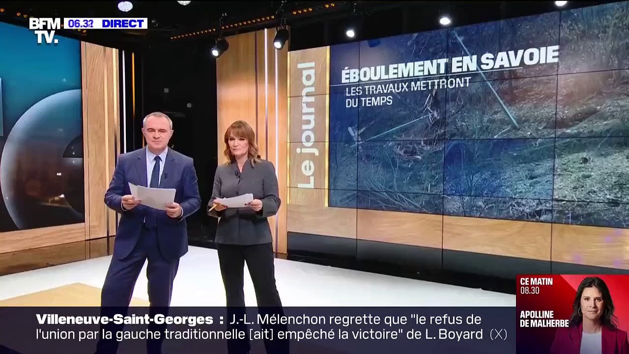 Éboulement en Savoie: la sécurisation continue, les conditions de circulation toujours difficiles