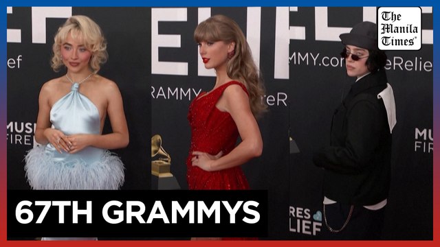 Taylor Swift, Sabrina Carpenter, Billie Eilish and other US stars walk Grammys red carpet