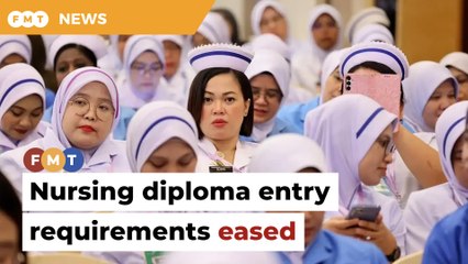 Entry requirements for nursing diploma eased to address shortage