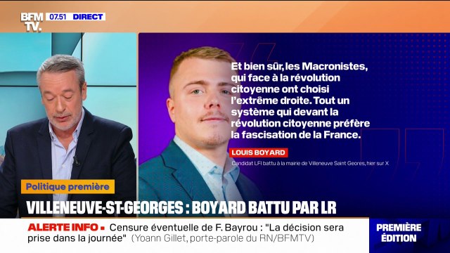 ÉDITO - Louis Boyard a été ratatiné : La candidate LR Kristell Niasme a remporté l'élection municipale anticipée à Villeneuve-Saint-Georges (Val-de-Marne)