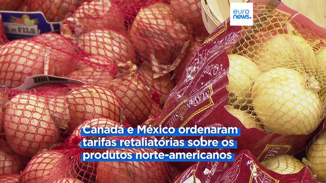 Guerra comercial de Trump entre aliados desencadeia retaliações do Canadá e do México