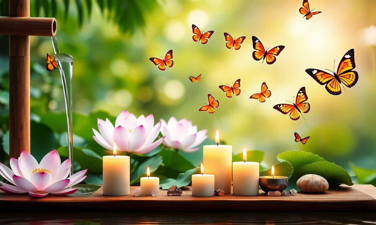 Soothing Sleep Music - Sounds of Flowing Water, Relaxing Music, Bamboo Sounds, Music for Meditation