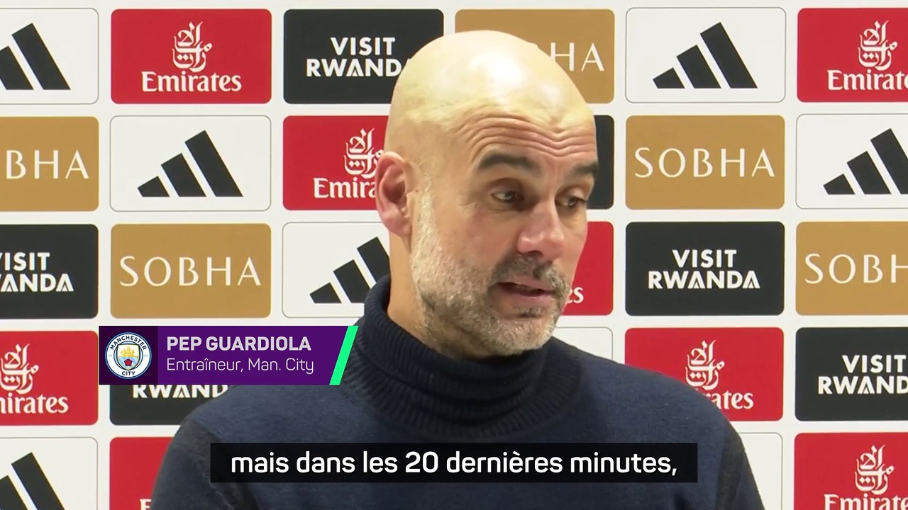 Guardiola : "À ce niveau, il faut être sérieux et s'en tenir à ce que nous avons dit"