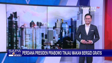 Momen Perdana Presiden Prabowo Tinjau Makan Bergizi Gratis di Jakarta Timur