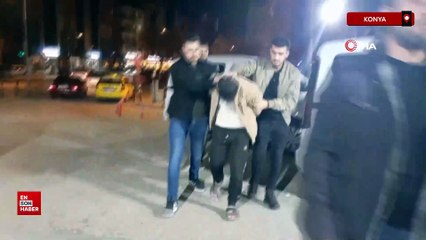 Konya'da kadının elindeki telefonu çalan bisikletli kapkaççı