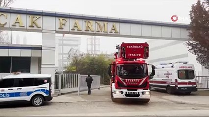 Tekirdağ'da fabrikada patlama: 4 işçi hastaneye kaldırıldı