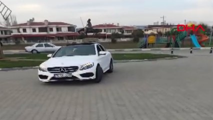 Drift yapan ehliyetsiz sürücüye dudak uçuklatan ceza