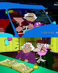 courage the cowardly dog | A Night At The Kajaz Motel | Part 1 #shorts #cartoon #youtubeshorts