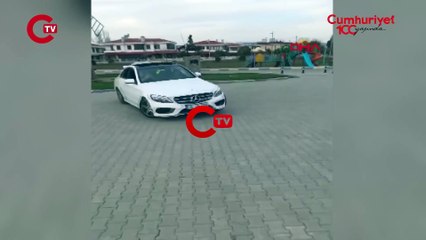 Aracıyla drift yapan ehliyetsiz sürücüye para cezası!