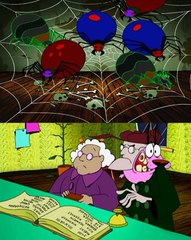 courage the cowardly dog | A Night At The Kajaz Motel | Part 4 #shorts #cartoon #youtubeshorts