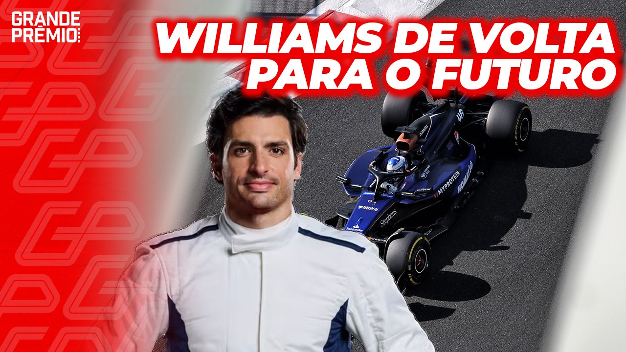 WILLIAMS ENFIM CHEGA AO SÉCULO 21 E MIRA SAINZ COMO SALVADOR