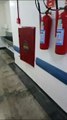 Bombeiros mostram onde começou fogo no hospital Regional de Aparecida de Goiânia