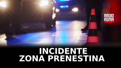 Tir carico di carne si ribalta in zona Prenestina