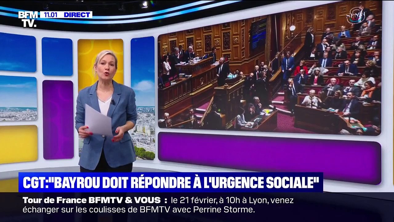 LE 3 MIN INFO - Budget, censure, Grammy Awards... Les informations de ce 3 février dans "Parlons info!" avec Roselyne Dubois et Julie Hammett