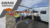 JPBB Miri Hantar 1,200kg Bekalan Makanan Melalui Udara