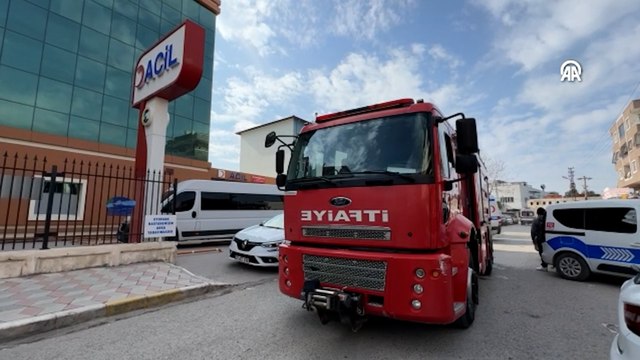 Özel hastanede yangın çıktı: Hastalar apar topar tahliye ediliyor