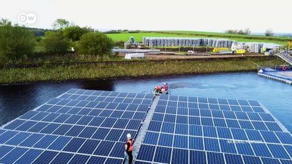 More efficiency: solar systems on water