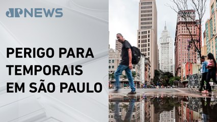 Defesa Civil renova alerta para chuvas em SP até quarta (05)