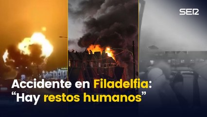 Accidente en Filadelfia: "Hay restos humanos"