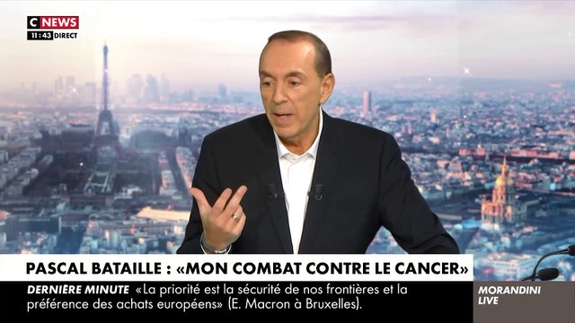 Dans Morandini Live sur CNews, l’animateur Pascal Bataille évoque son combat contre le cancer