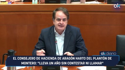 El consejero de Hacienda de Aragón harto del plantón de Montero Lleva un año sin contestar ni llamar
