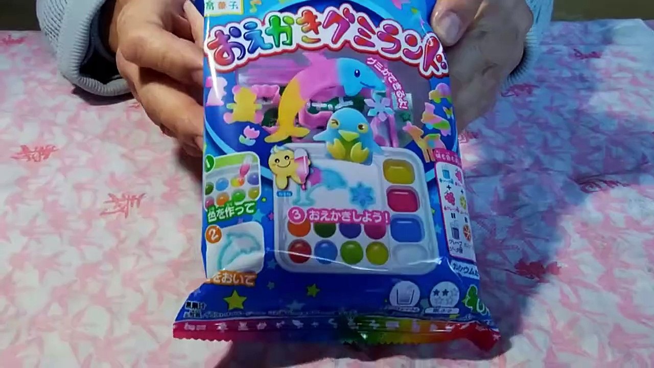 Japanese Sweets　 I tried making "Drawing Gummy Land"