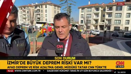 AFAD Deprem ve Risk Azaltma Genel Müdürü Tatar CNN TÜRK'te | İZMİR'DE BÜYÜK DEPREM RİSKİ VAR MI?