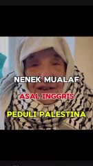 Nenek Mualaf Asal Inggris Ini Bersuara Atas Palestina Saat Ini