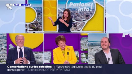 Julie Hammett de retour sur BFMTV après son congé maternité.