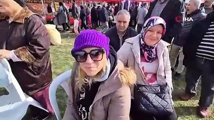 Tekirdağ'da festivalde izdiham çıktı! Bedava olunca 2 kilometrelik kuyruk oluştu!