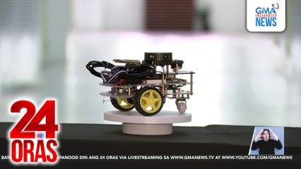 Robot na kayang ipakita ang ligtas daanan ng search/rescue teams, dinevelop ng gr. 12 students | 24 Oras