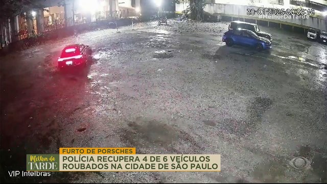 FURTO DE PORSCHES! Polícia recupera 4 de 6 veículos roubados em SP | Melhor da Tarde