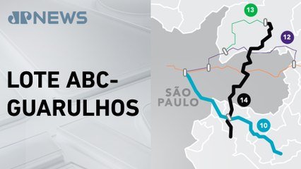 Governo de SP abre consulta pública para concessão das linhas 10-Turquesa e 14-Ônix