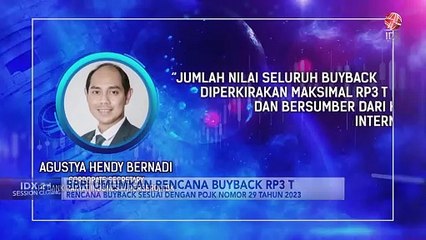 BBRI Umumkan Rencana Buyback Rp3 Triliun