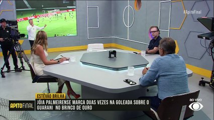 Goleada empolga o Palmeiras para enfrentar o Corinthians? Apito Final debate