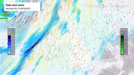 UK weather: Wet and windy in the north-west to start the week