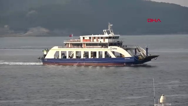 Feribot seferlerine fırtına engeli! Bir bir iptal edildi
