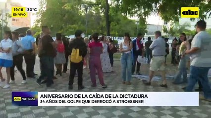 Aniversario de la caída de Stroessner