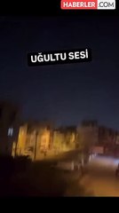 Bir kent diken üstünde! Gece yarısı kaydedilen görüntü korkuttu