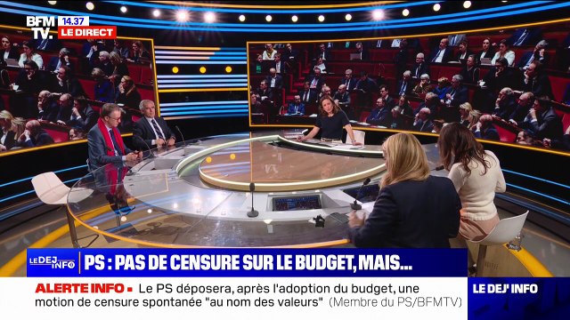 Le Parti socialiste va déposer, après l'adoption du budget, une motion de censure spontanée qui fera référence au terme de submersion migratoire utilisée par François Bayrou
