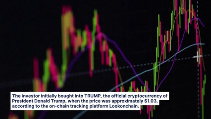 TRUMP Memecoin Sale Cost Trader $33 Million In Potential Gains As Memecoin Plunges 76% From Market Top