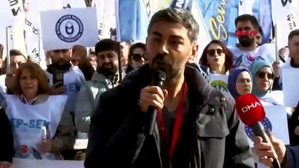 Hep-Sen\'den bakanlık ve YÖK binası önünde basın açıklaması