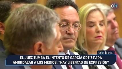 El juez tumba el intento de García Ortiz para amordazar a los medios: "Hay libertad de expresión"