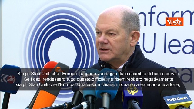 Scholz: Pronti a rispondere ai dazi di Trump con i nostri dazi