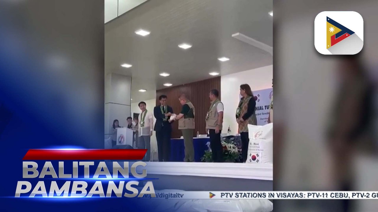 D.A., nanguna sa pamamahagi ng 100,000 sako ng bigas mula sa South Korea